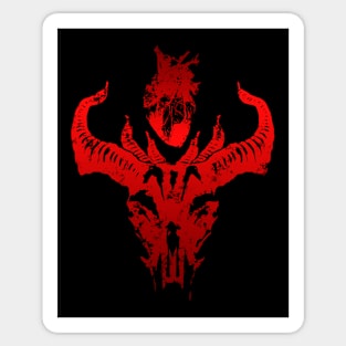 Devil and Heart - Red Sticker